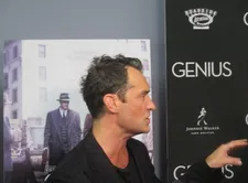 Jude Law at the Museum of Modern Art